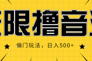 抖音直播无限撸音浪，简单可复制，偏门玩法，日入500+【视频教程】