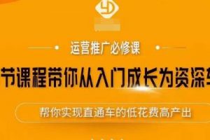 35节课程带你从入门成长为资深车手，让系统学习直通车成为可能，帮你实现直通车的低花费高产出